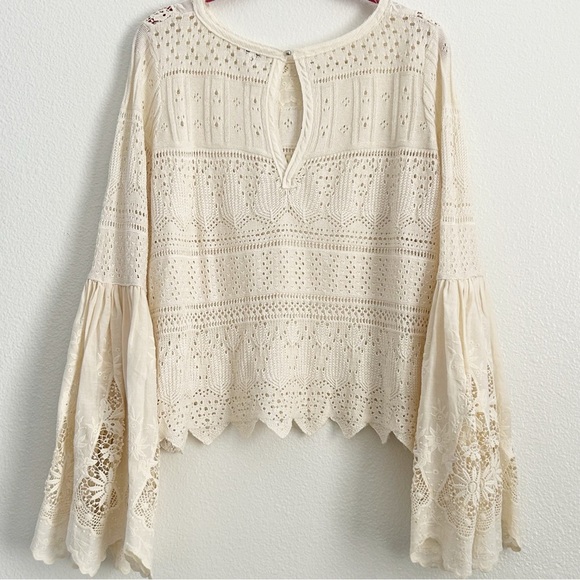 Free People Once Upon a Time Bell Sleeve Top - Picture 9 of 11